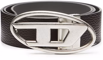 DIESEL B-1DR Rev II Brown Leather Belt with Smooth Buckle for Men. X09812P4420 DIESEL B-1DR Rev II Brown Leather Belt with Smooth Buckle for Men. X09812P4420
