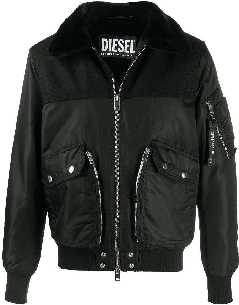 diesel-black-full-zip-jacket-with-solid-color-and-spliced-design-a005630-haze-900