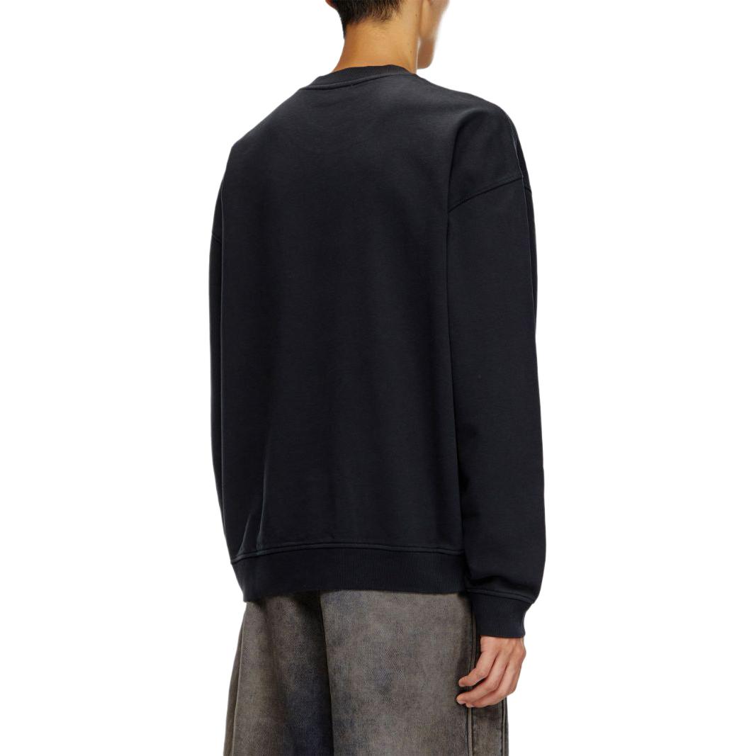 Purchase Diesel 黑色圖案印花圓領長袖休閒上衣 A130510DQAK-9XX