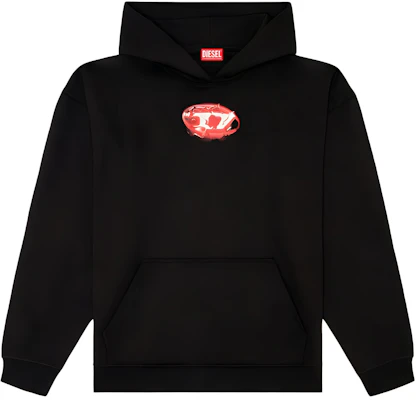 Diesel Black Graphic Print Pullover Hoodie A157240HAYT-9XX Buy Diesel Black Graphic Print Pullover Hoodie A157240HAYT-9XX