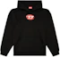 Order Diesel Black Graphic Print Pullover Hoodie A157240HAYT-9XX