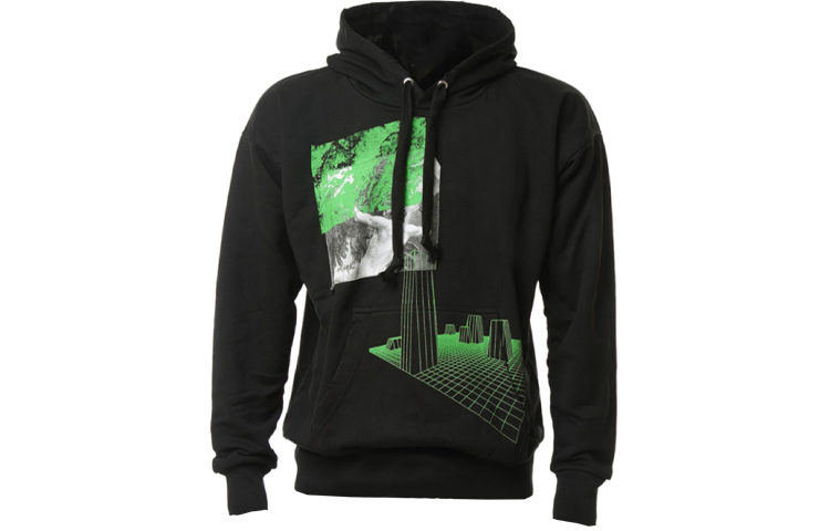 Diesel Black Graphic Print Pullover Hoodie Long Sleeve A00133-0EAZT