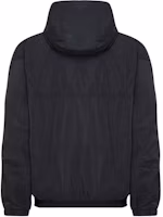 Lookbook Hoodie Jaket Diesel Hitam dengan Tali, Logo & Lapisan Jaring A13377RLAPH9XX