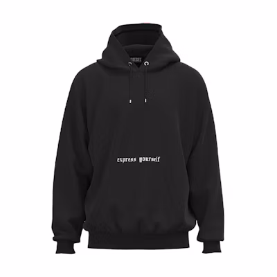 Diesel Black Hoodie with Back Logo Print and Drawstring A032760GRAL9XX