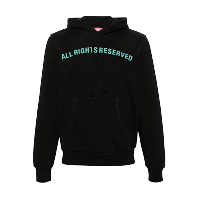 Diesel Black Hoodie with Letter and Number Print A125150HAYT-9XX