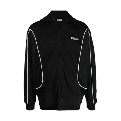 Diesel Black Logo Hoodie Long Sleeve Casual Pullover A083670HGAU-9XX