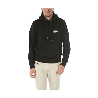 Diesel Black Logo Patch Pullover Hoodie A007950HAYT9XX