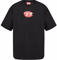 DIESEL Black Logo Print Crew Neck Casual T-Shirt A150300GRAI9XX DIESEL Black Logo Print Crew Neck Casual T-Shirt A150300GRAI9XX