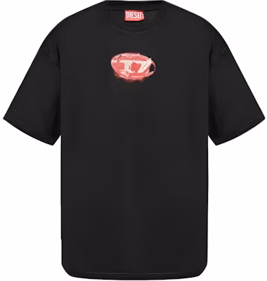 DIESEL Black Logo Print Crew Neck Casual T-Shirt A150300GRAI9XX Buy DIESEL Black Logo Print Crew Neck Casual T-Shirt A150300GRAI9XX