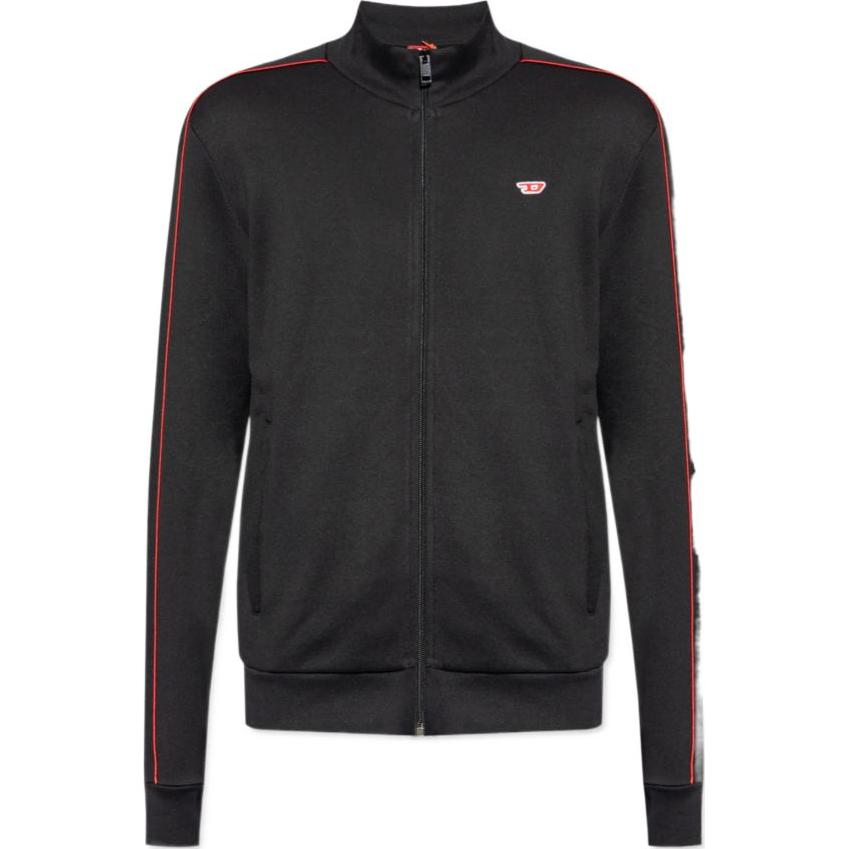 Diesel Black Logo Stand Collar Zip-Up Jacket A149280DLAA-9XX