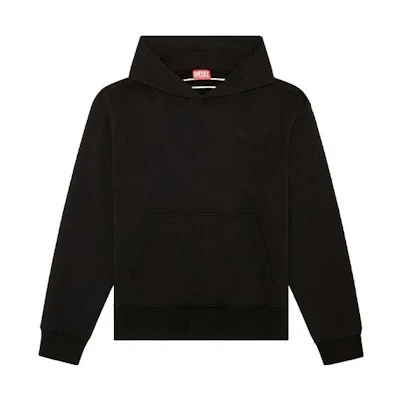 Diesel Black Oversized Casual Hoodie Long Sleeve Sweatshirt A113040GYCJ