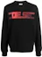 Buy Diesel Black Pullover Cotton Sweatshirt with Logo Graphic Print A064900GRAC9XX