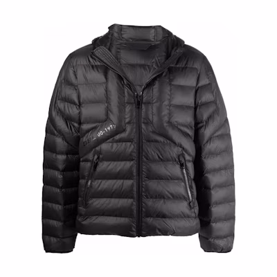 Diesel Black Quilted Water-Resistant Puffer Jacket A029970GBAD9XX