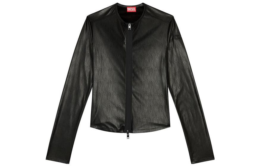 Diesel Black Slim Fit Full-Zip Long Sleeve Jacket A117260KKAY-9XX