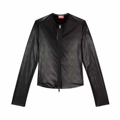 Diesel Black Slim Fit Full-Zip Long Sleeve Jacket A117260KKAY-9XX