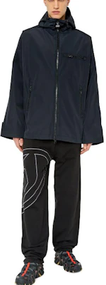 Diesel Black Solid Logo Hoodie Jacket A085490TFAL 9XX Lookbook Diesel Black Solid Logo Hoodie Jacket A085490TFAL 9XX