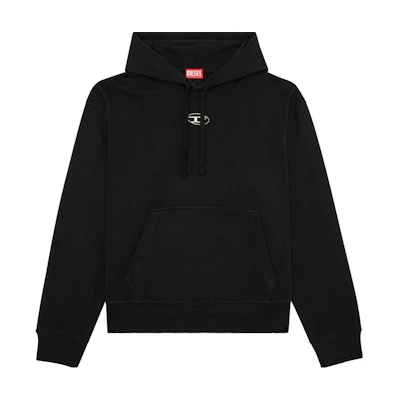 Diesel Black Solid Logo Pullover Sweatshirt A098560IAJH