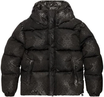 Diesel Black Vintage Hooded Puffer Jacket with Solid Print Design A104890DNAU-9XX Buy Diesel Black Vintage Hooded Puffer Jacket with Solid Print Design A104890DNAU-9XX