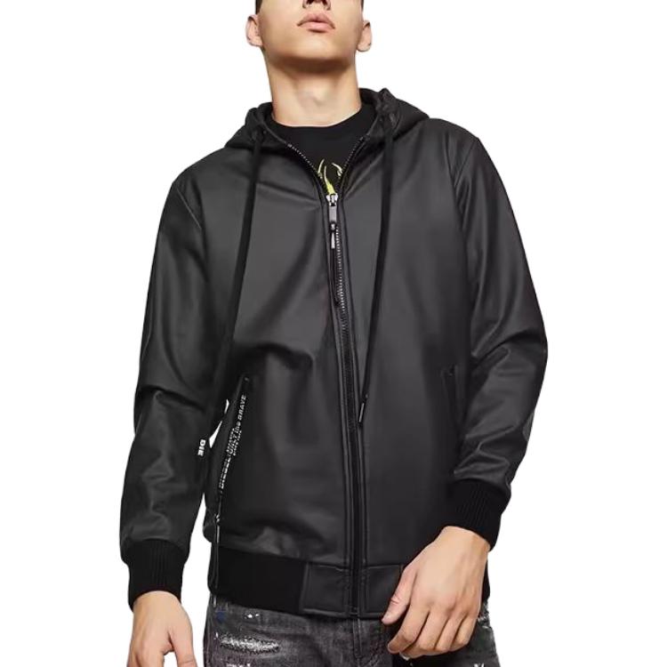 Diesel Black Zip-Up Hooded Jacket 00SY5I0JAVD
