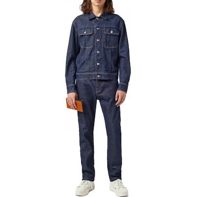 Diesel Blue Button-Up Multi-Pocket Denim Jacket Long Sleeve Outerwear A0350609B28 Lookbook Diesel Blue Button-Up Multi-Pocket Denim Jacket Long Sleeve Outerwear A0350609B28