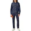Lookbook Diesel Blue Button-Up Multi-Pocket Denim Jacket Long Sleeve Outerwear A0350609B28