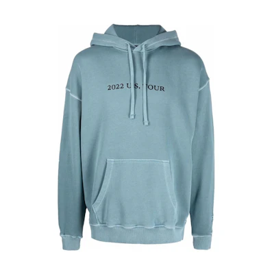 Diesel Blue Hooded Slogan Sweatshirt A037970TDAJ99K