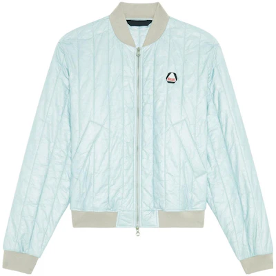 Diesel Blue Quilted Letter Print Bomber Jacket with Zip and Baseball Collar A084460LYKT-9BL Buy Diesel Blue Quilted Letter Print Bomber Jacket with Zip and Baseball Collar A084460LYKT-9BL