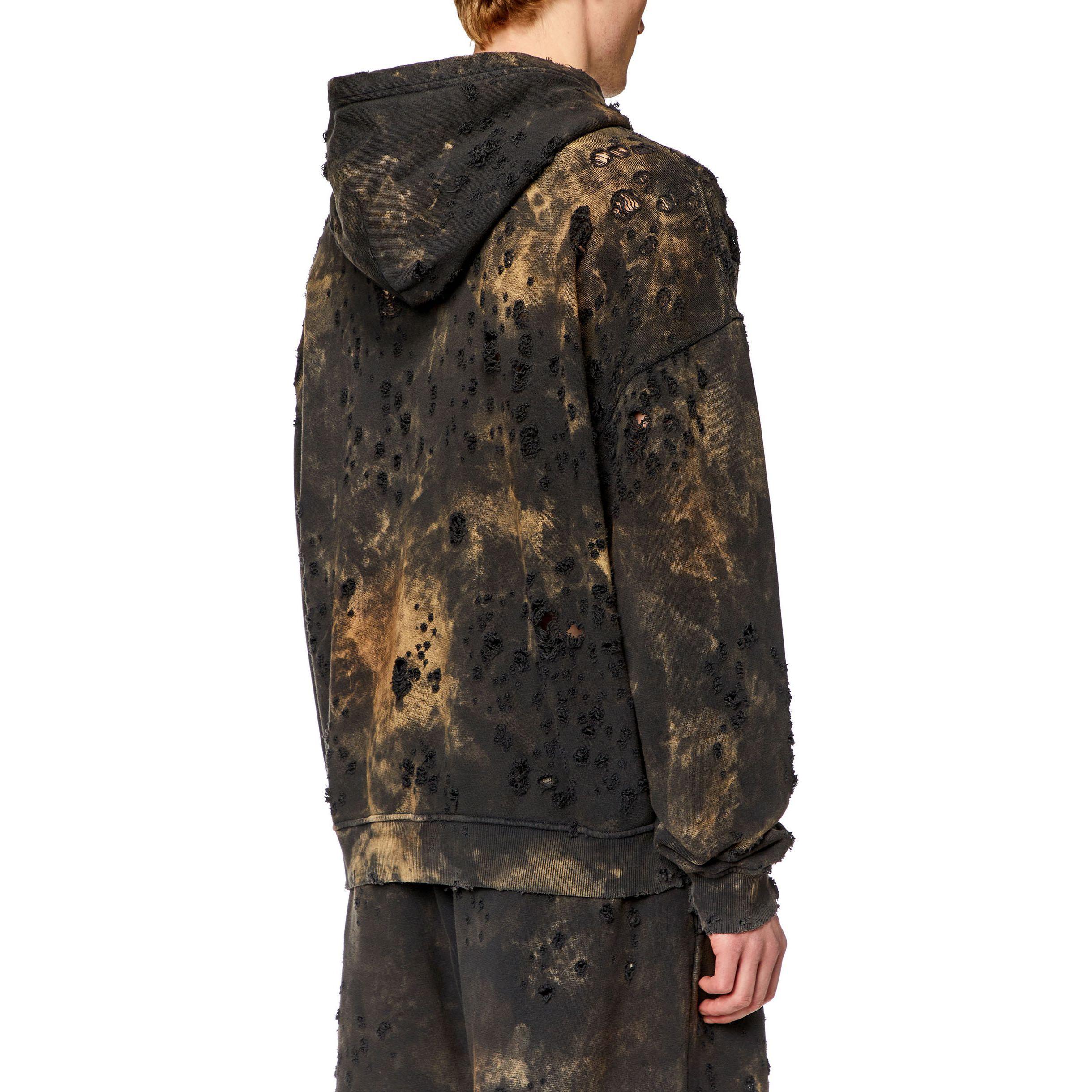 Purchase Diesel 棕黑色漸層紋染連帽衫 A132990AJBZ-9XXA