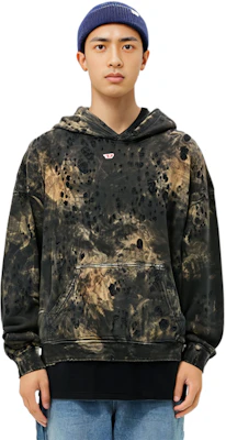 Diesel 棕黑色漸層紋染連帽衫 A132990AJBZ-9XXA Details for Diesel 棕黑色漸層紋染連帽衫 A132990AJBZ-9XXA