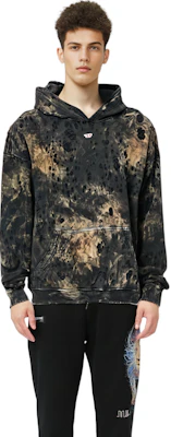 Diesel 棕黑色漸層紋染連帽衫 A132990AJBZ-9XXA Sizing Diesel 棕黑色漸層紋染連帽衫 A132990AJBZ-9XXA