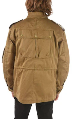 Diesel Brown Long-Sleeve Zip Jacket with Solid Design and Utility Pockets A026780BEAY79R Shop Diesel Brown Long-Sleeve Zip Jacket with Solid Design and Utility Pockets A026780BEAY79R