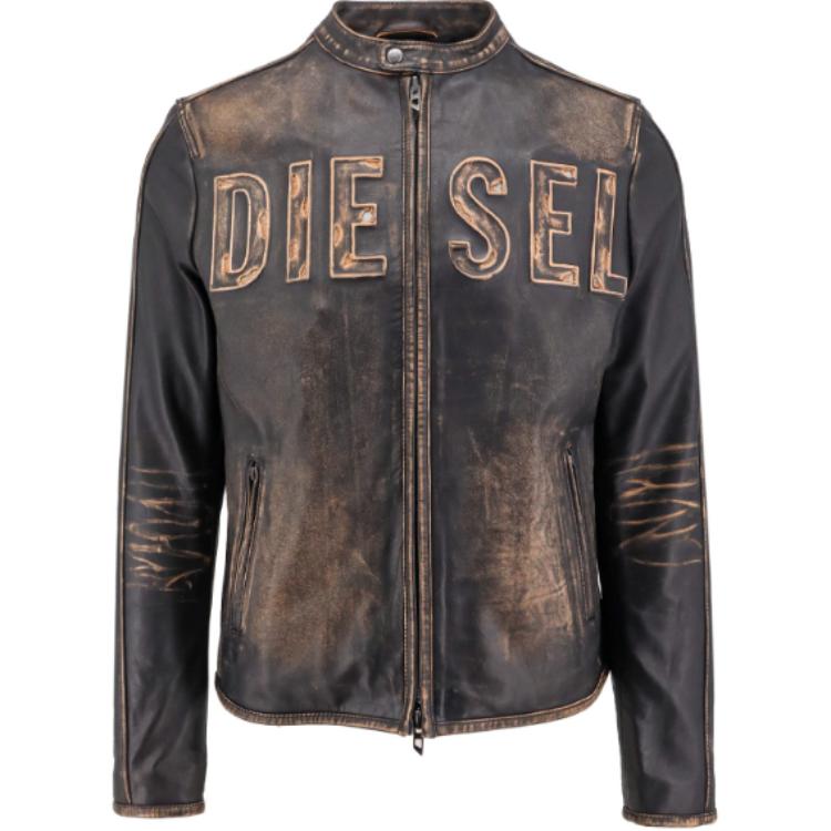 Diesel Brown Zip-Up Long-Sleeve Jacket A142690KKAC-7DD