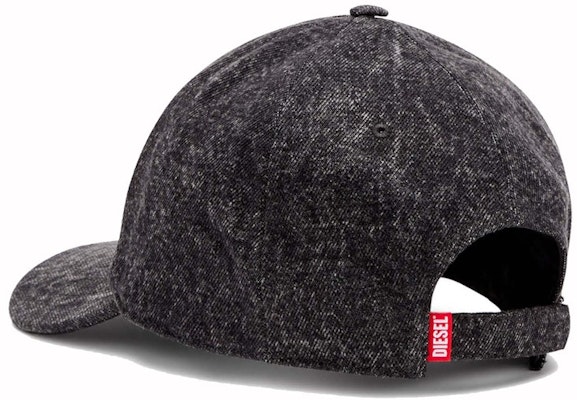 Diesel C-Spalm Baseball Cap in Washed Denim Black Order Diesel C-Spalm Baseball Cap in Washed Denim Black