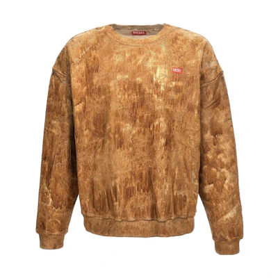 Diesel Casual Crewneck Pullover Sweatshirt Brown A124880SIAQ5EDA