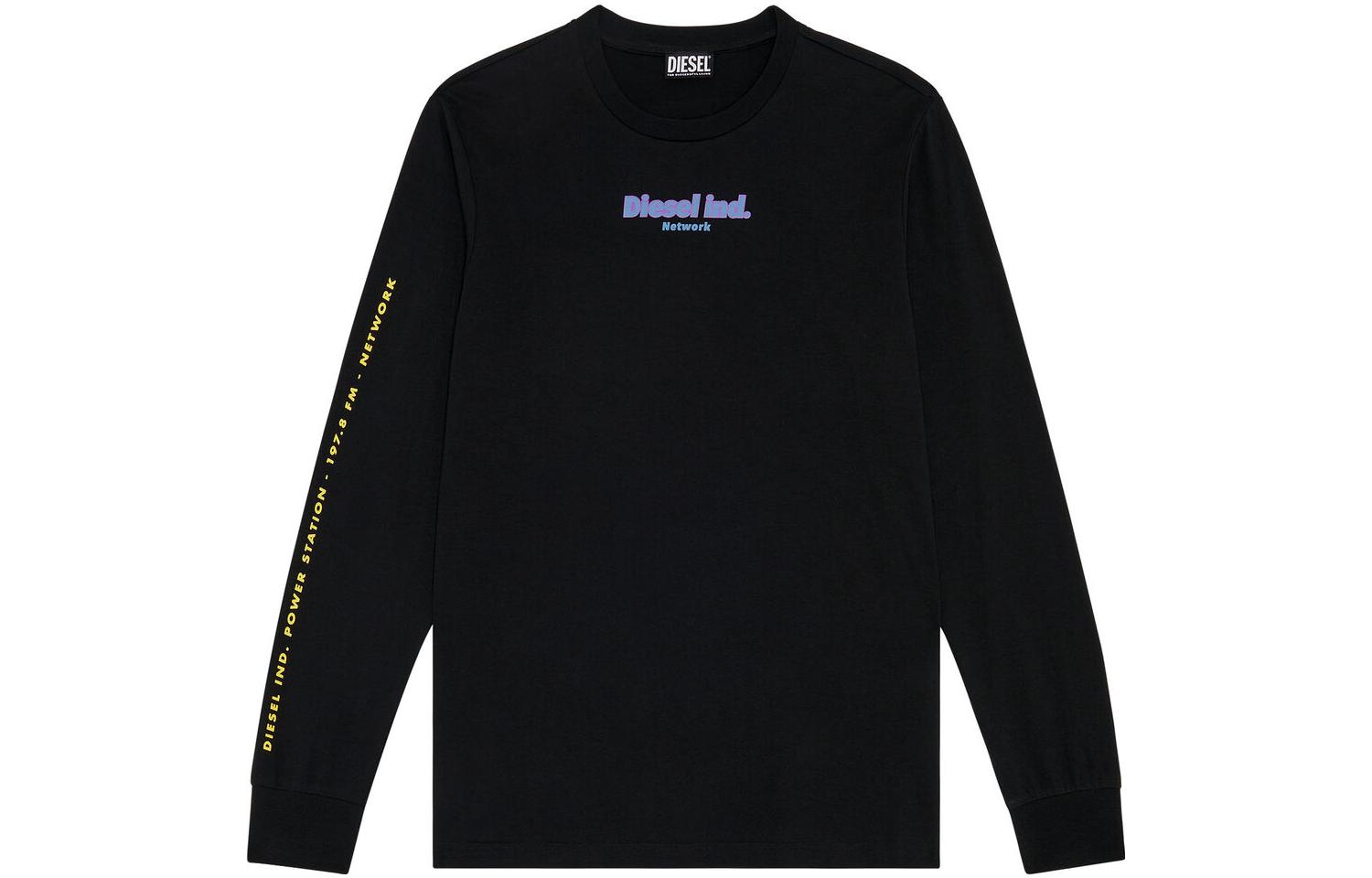 Diesel Casual Sweatshirt with Side Letter Print A066360GRAM9XX