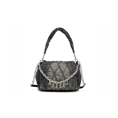 Diesel Charm-D Shoulder Bag M Black