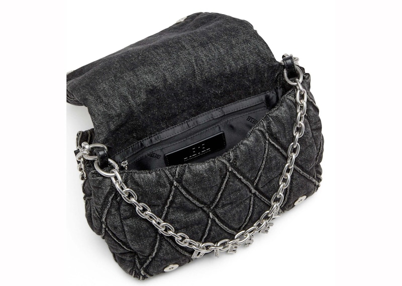 Order Diesel Charm-D M号黑色单肩包