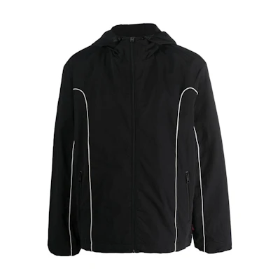 Diesel Coated Zipper Hoodie Jacket - Black A106740KJAE