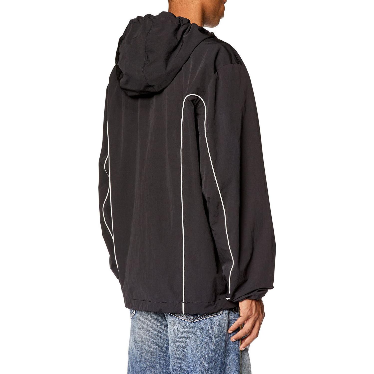 Purchase Diesel Coated Zipper Hoodie Jacket - Black A106740KJAE