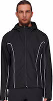 Sizing Hoodie Jaket Diesel Coated dengan Zipper - Hitam A106740KJAE