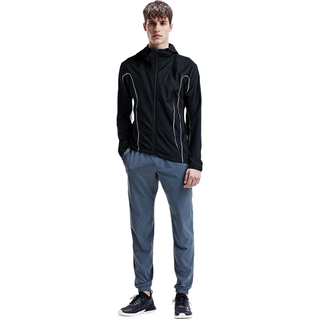 Cheap Diesel Coated Zipper Hoodie Jacket - Black A106740KJAE