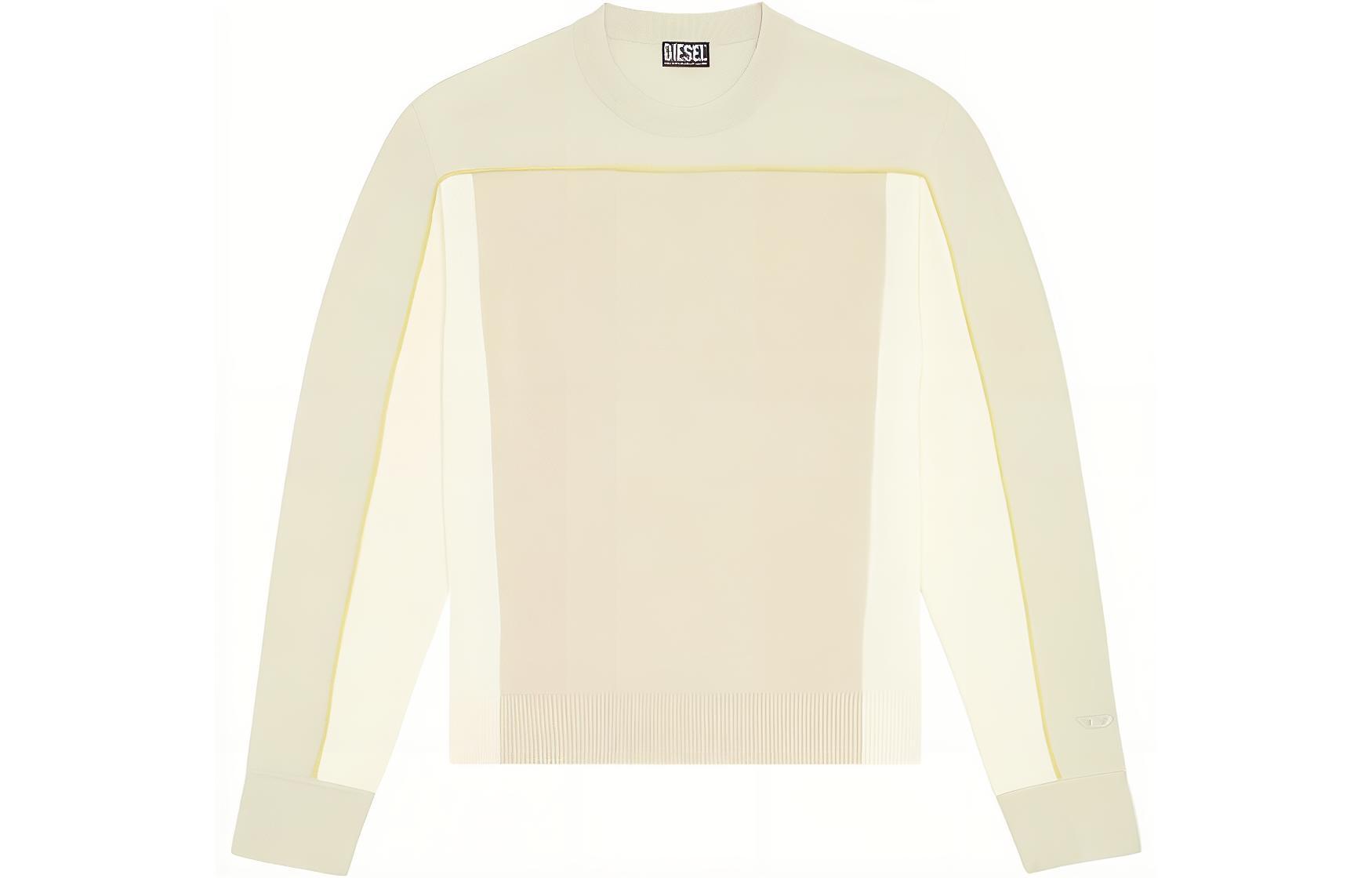 Diesel Colorblock Crewneck Pullover Sweatshirt Long Sleeve A040850WCAG1AE