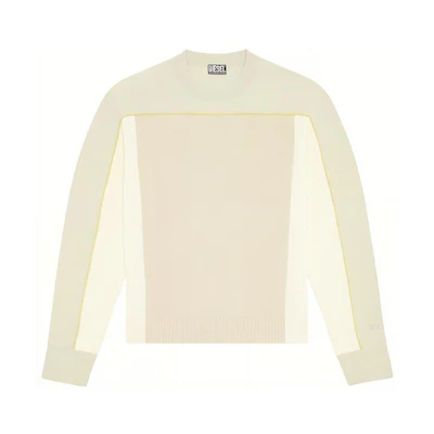 Diesel Colorblock Crewneck Pullover Sweatshirt Long Sleeve A040850WCAG1AE