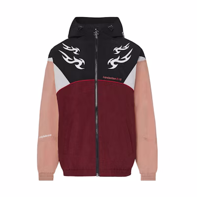 Diesel Colorblock Letter Print Zip Hoodie Jacket Long Sleeve A001020HAWR9XX