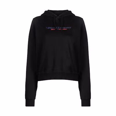Diesel Colorblock Logo Print Hoodie - Black A050950HERE