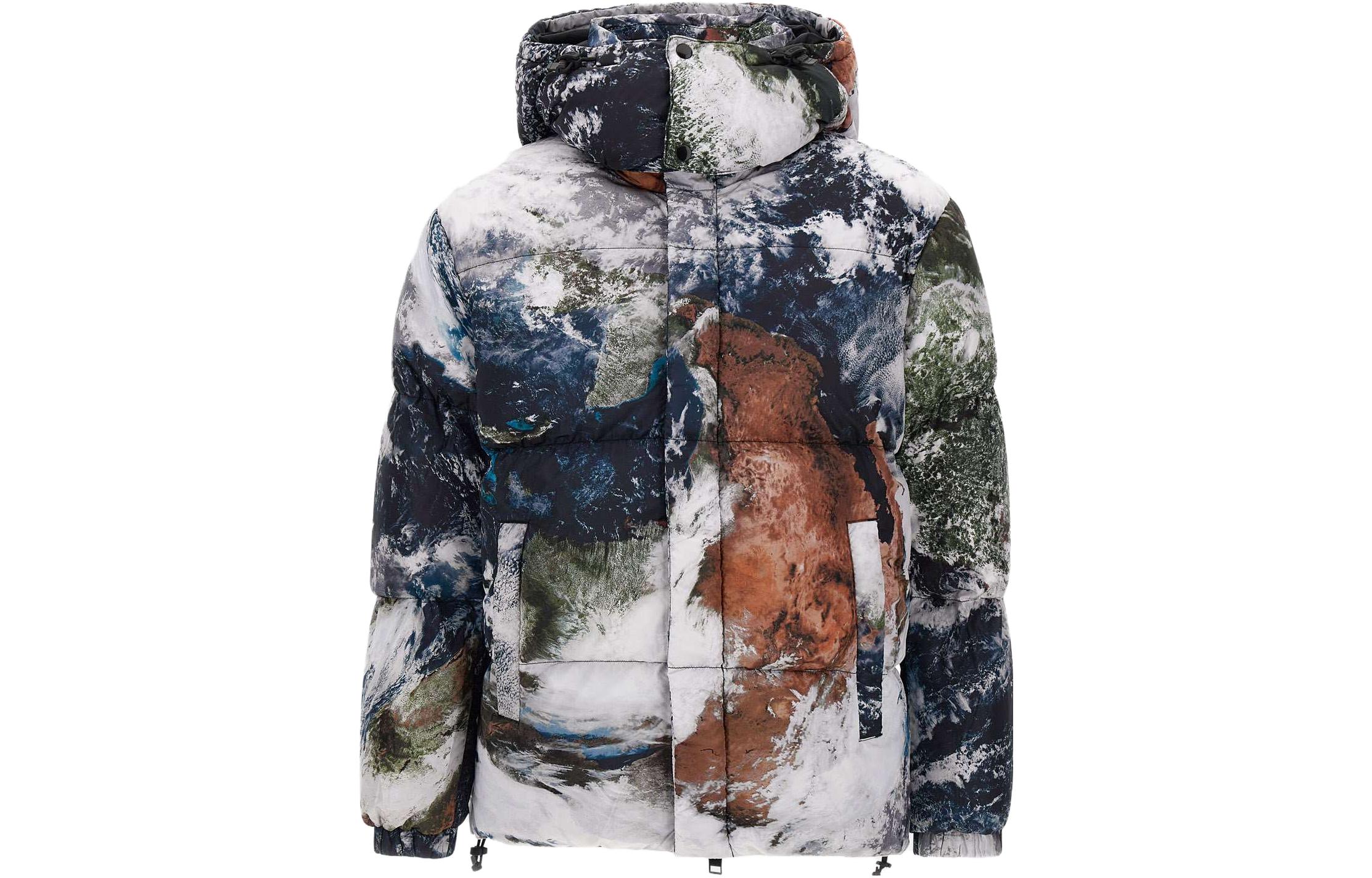 Diesel Colorblock Loose Fit Casual Long-Sleeve Hooded Jacket A110130LHAG-9XXA