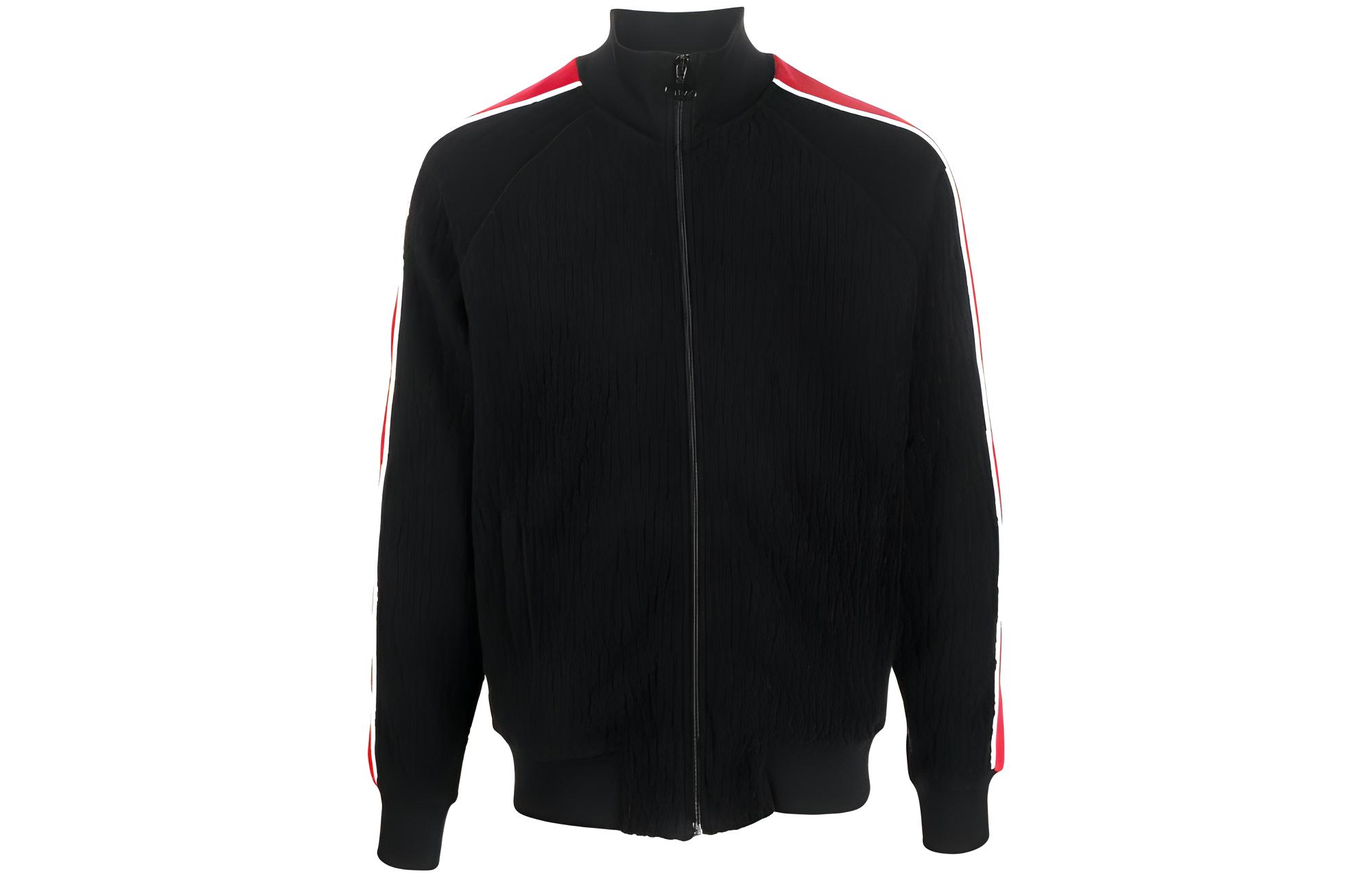 Diesel Colorblock Striped Sleeve Zip-Up Jacket A090180EJAF-9XXA