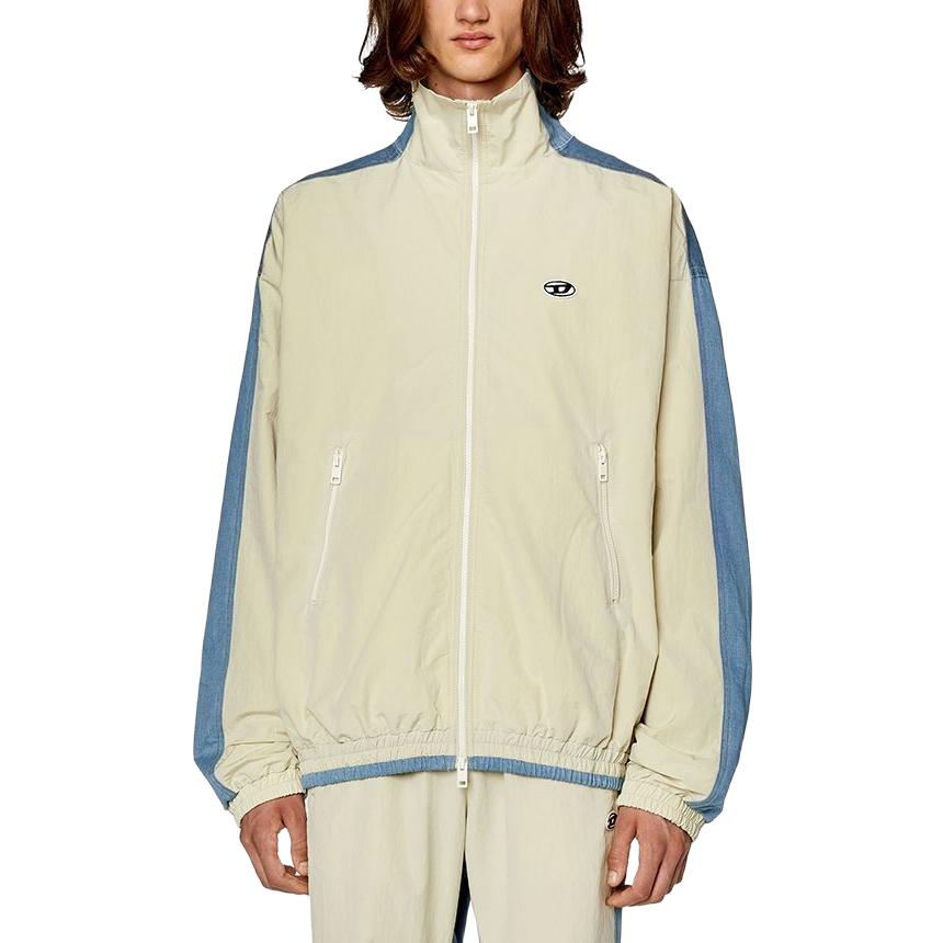 Lookbook Diesel 早秋系列拼接米色外套 男款 A104320WFAM-1AB