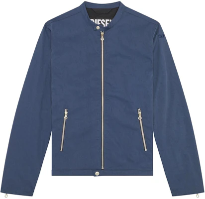 Diesel 刺繡標誌深藍色男士長袖機車夾克 A062520IGAA-81E Buy Diesel 刺繡標誌深藍色男士長袖機車夾克 A062520IGAA-81E