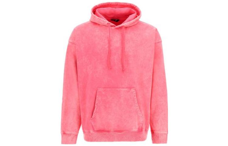 Diesel Faded Effect Pink Cotton Hoodie Pullover - Fall Season A023020EBBU3BLA
